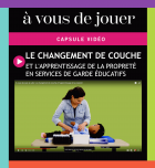 Le changement de couche et l’apprentissage de la propreté